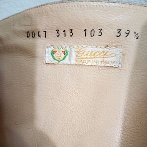 Vintage NIB Gucci Leather Boots Extra Photos 7.5